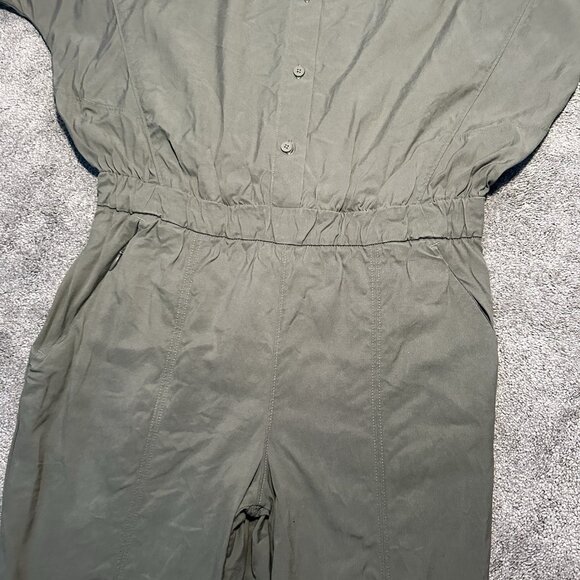 Lululemon Jumpsuit Women’s Size 8 Green Perfectly Poised Short Sleeve Modal - Picture 7 of 16